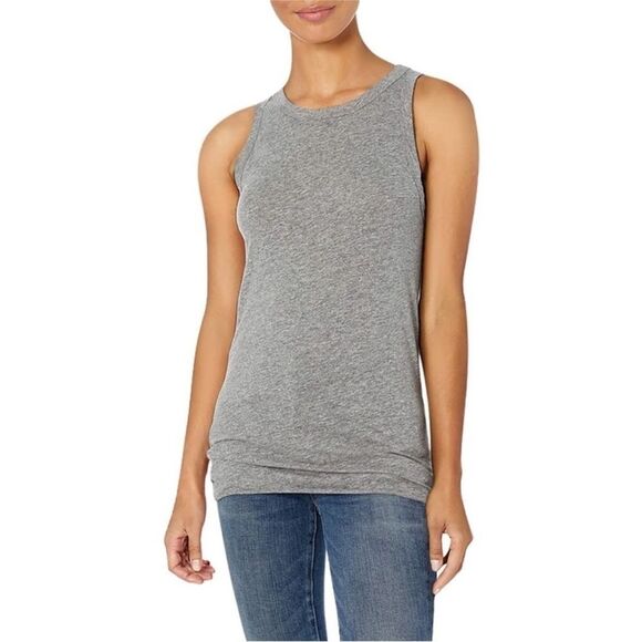 AG Adriano Goldsmied Lexi Tank in Speckled Heather Grey Size Small - Picture 1 of 7